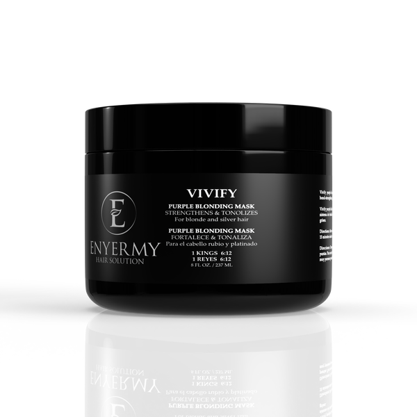 ENYERMY STUDIO PRO VIVIFY BLONDING Hair Purple Mask for Brassy Blonde